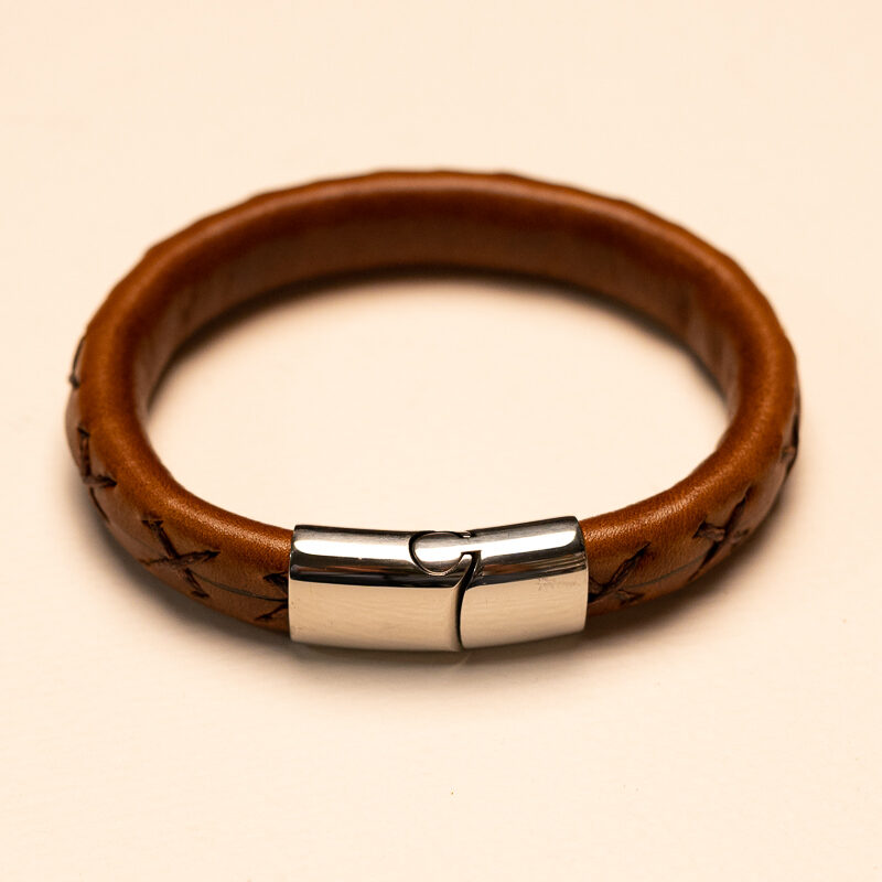 Hieroglyph-- Genuine leather bracelet